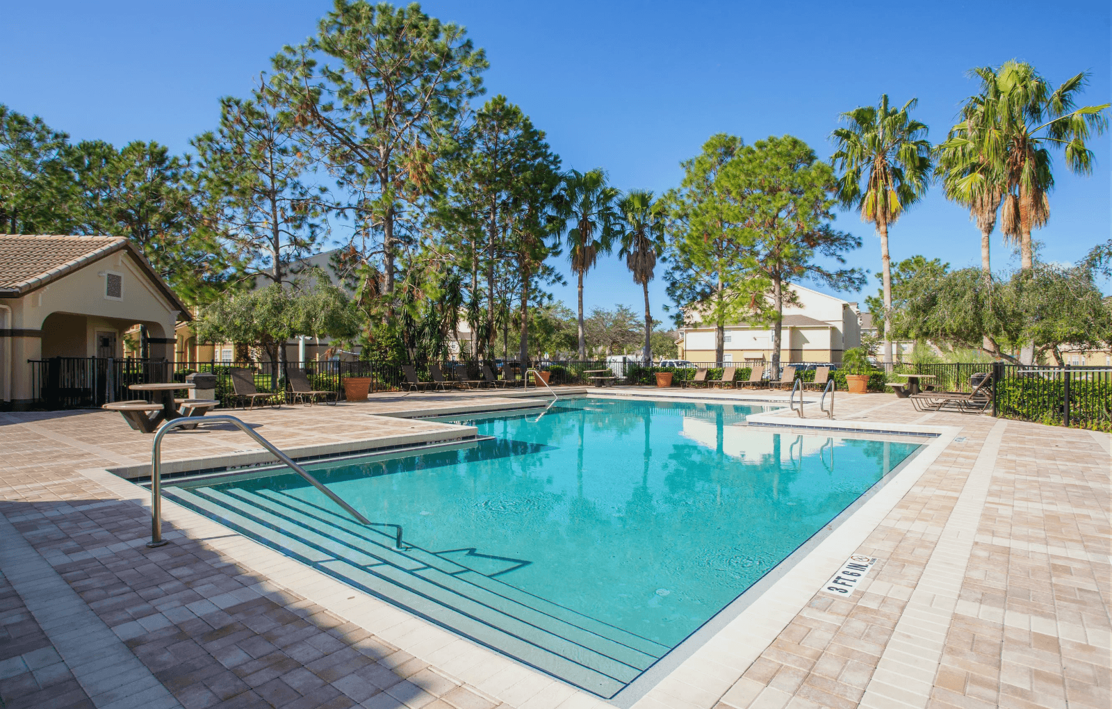Swimming Pool with Lounge Seating